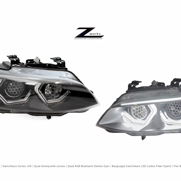 BMW Headlight Lens Covers Replacement - BavGruppe Designs
